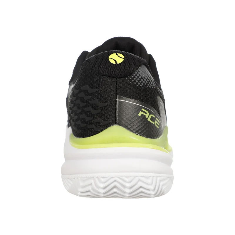 Ace Sandplatzschuh Damen - schwarz, limette