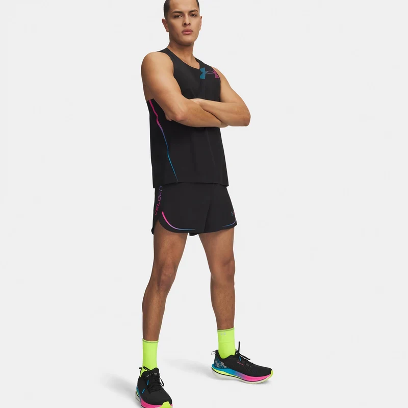 Velociti Elite Laufshorts Herren-schwarz, pink