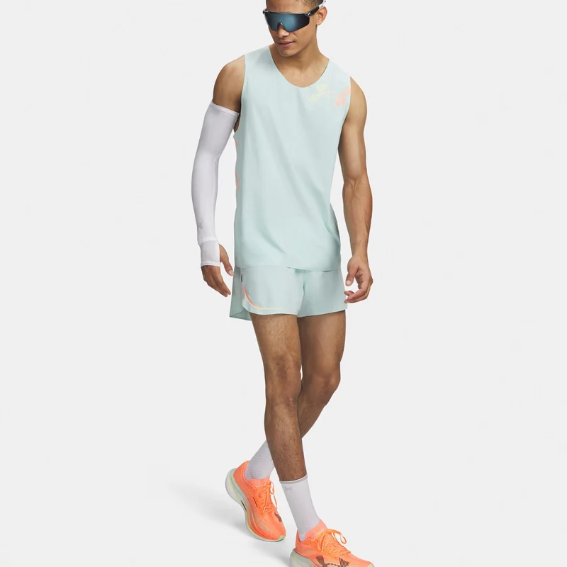 Velociti Elite Laufshorts Herren-mint, koralle