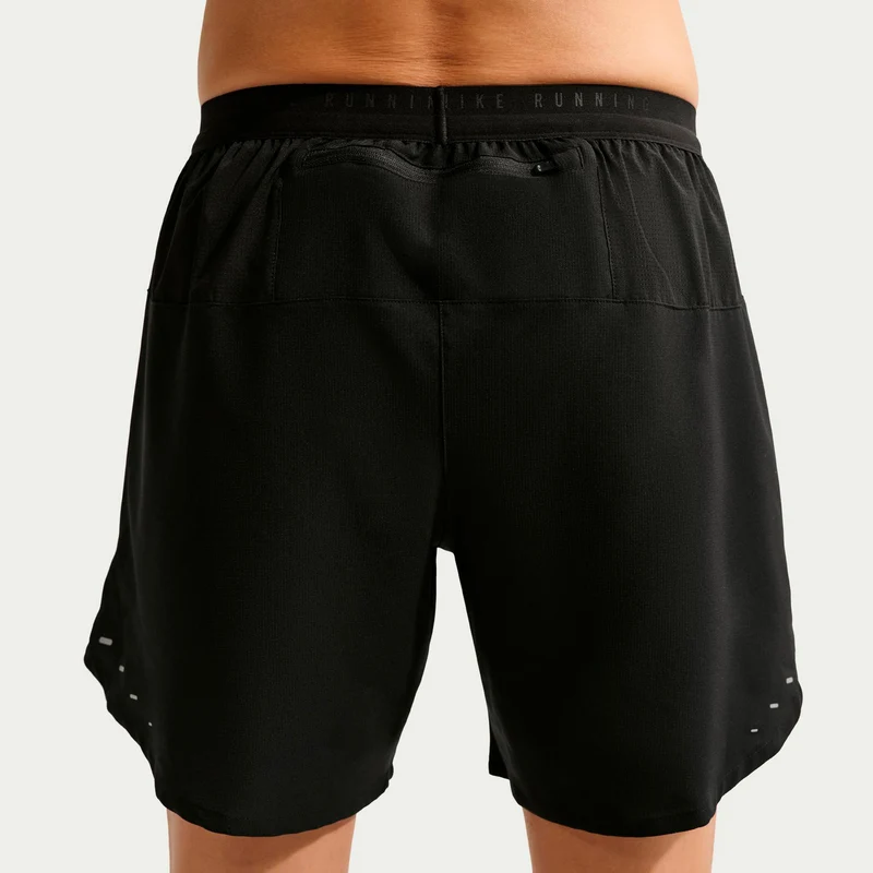 Stride 7in Laufshorts Herren - schwarz, silber