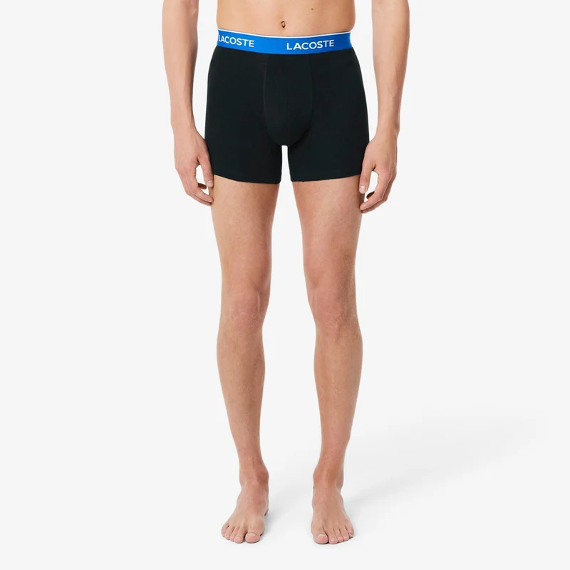 Boxer Short 3er Pack Herren - schwarz, blau