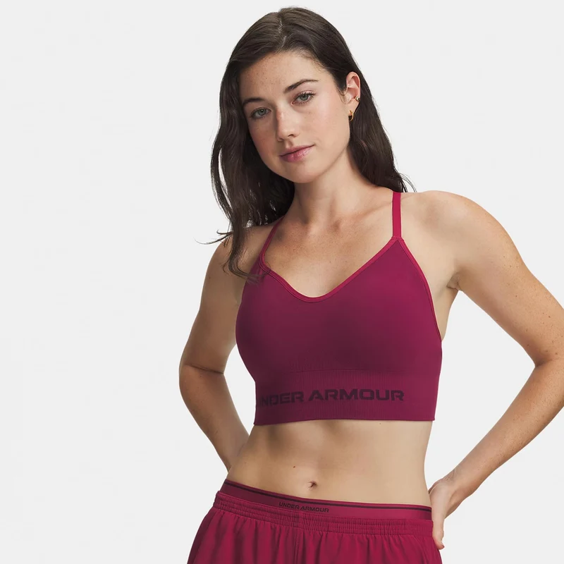 Vanisheamle Low Sport-BH Damen - rot, dunkelrot