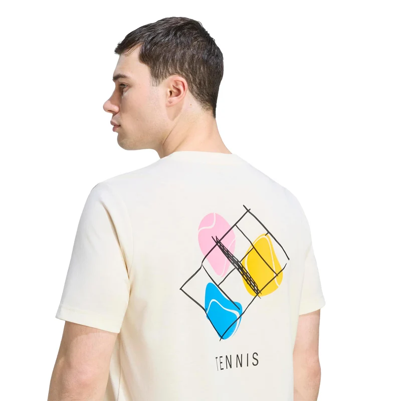 T-Shirt Herren - creme, mehrfarbig
