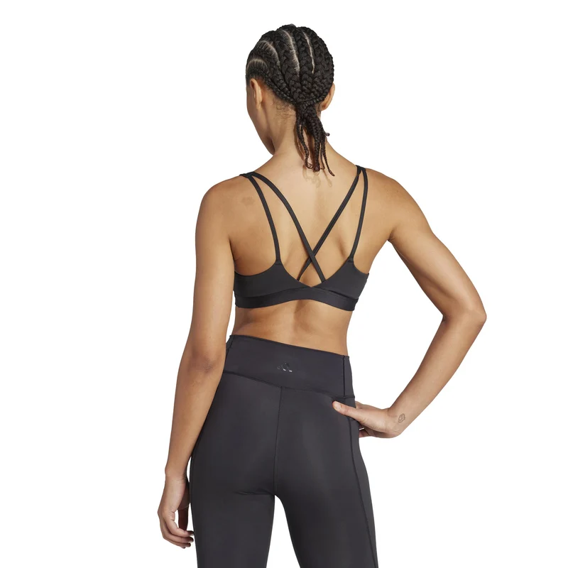 All Me Essentials Mid Support Sport-BH Damen - schwarz