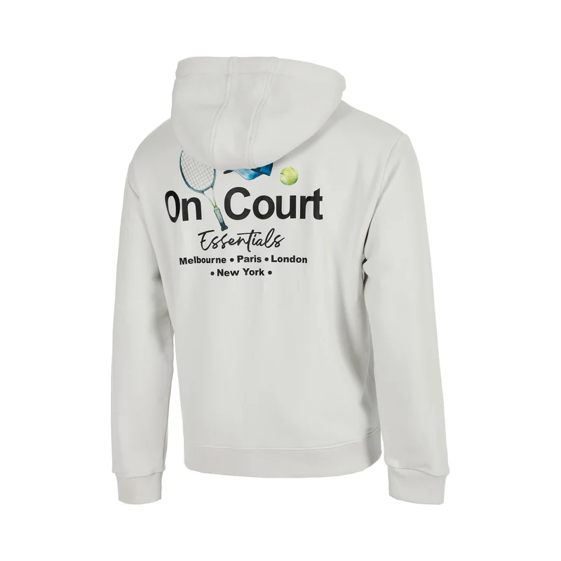 Crush On Court Essentials Sweatjacke Jungen-hellgrau, schwarz