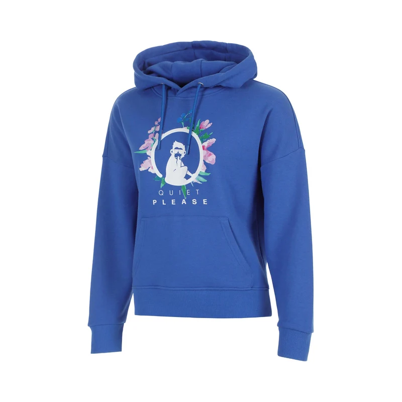 Crush Flower Logo Hoody Mädchen-blau, weiß