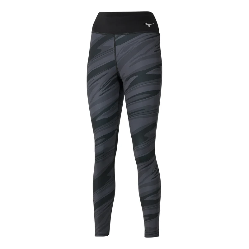 7/8 Printed Tight Damen-Schwarz