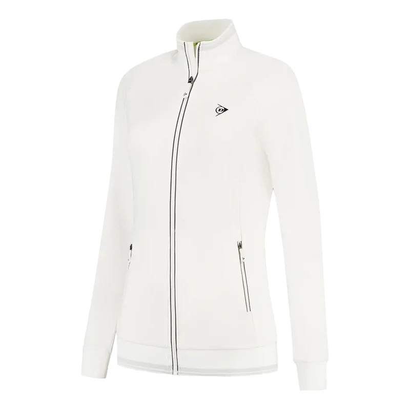 Club Knitted Trainingsjacke Damen-Weiß