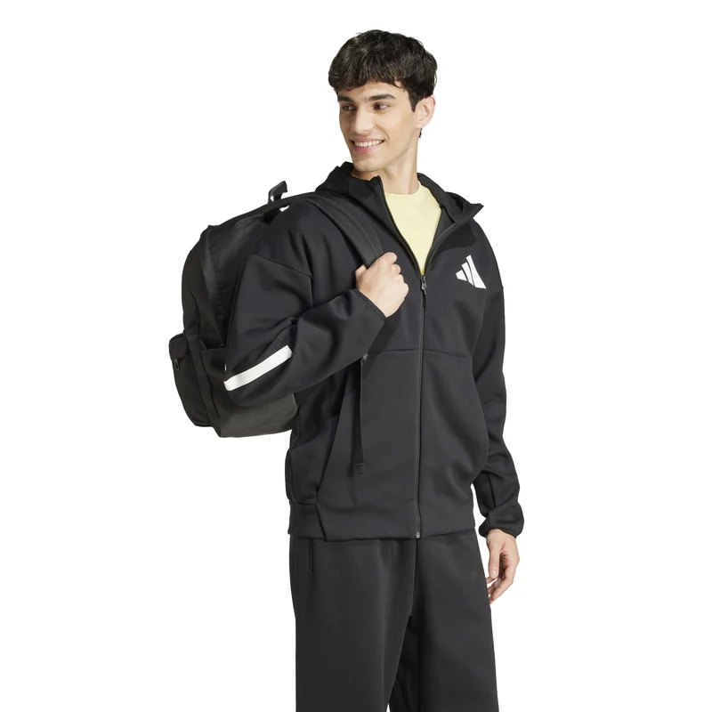 Trainingsjacke Herren-Schwarz,Weiß