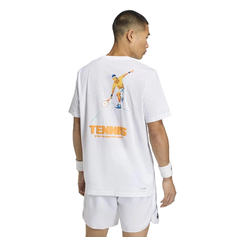 Hot T-Shirt Herren-weiß