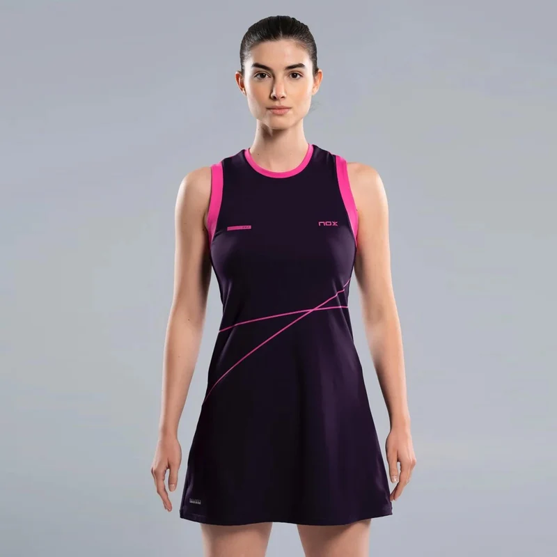 Kleid Damen-schwarz,pink