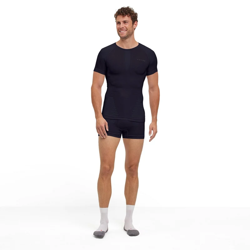 Warm Unterhemd Herren - schwarz