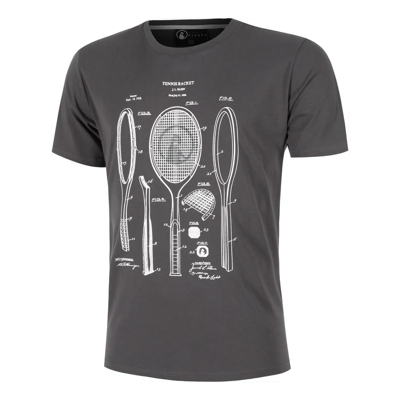 Endlessly Rackitecture T-Shirt Herren-Anthrazit,Weiß