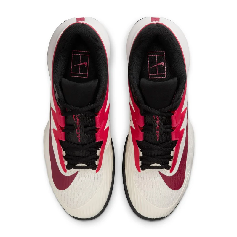 Zoom Vapor Pro 3 Sandplatzschuh Damen-creme, rot