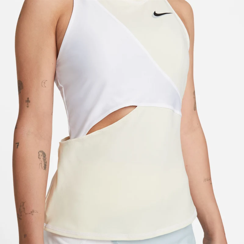 Court Dri-Fit Slam NT PS Tank-Top Damen-Creme,Weiß