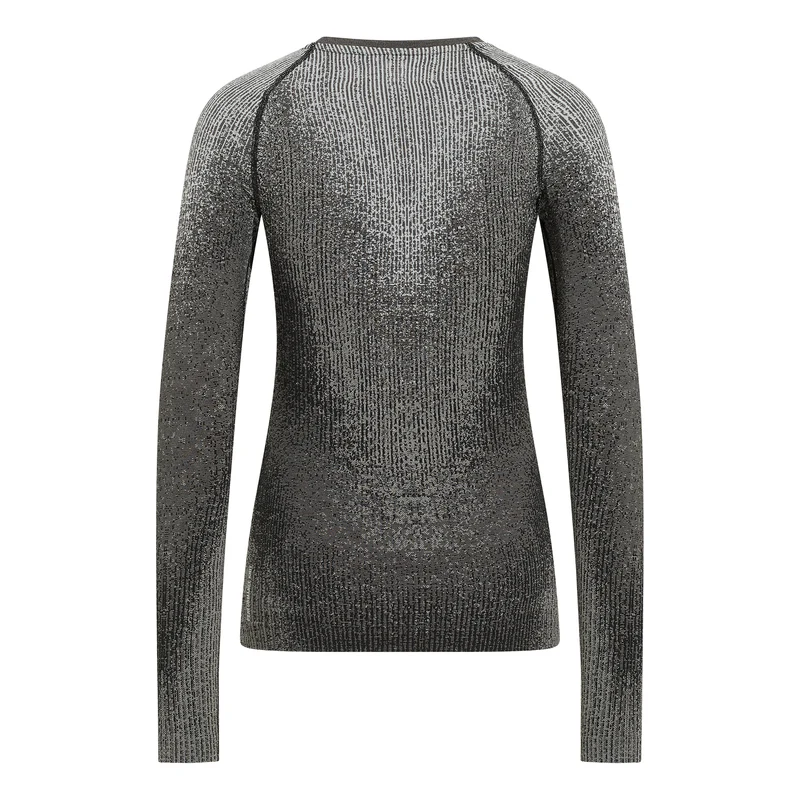 Blackcomb Eco Big Logo Top Crew Neck Unterhemd Damen-Schwarz