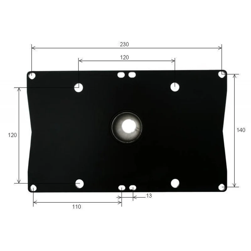 Pro Masters CB14 Standfuß-Schwarz