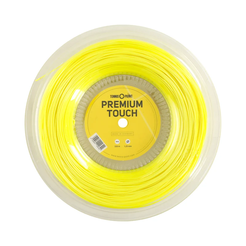 Premium Touch Saitenrolle 220m-Neongelb