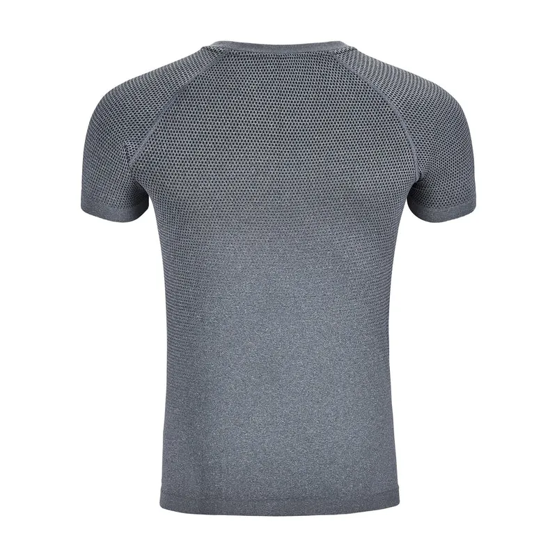 BL Top Crew Neck Shortsleeve Performance Light Eco Laufshirt Herren-Grau