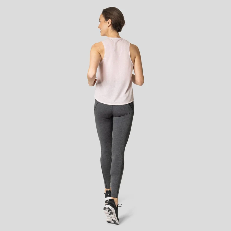 Active 365 Melange Lauftight Damen-Schwarz