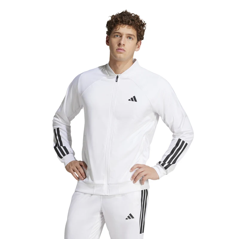 3Stripes Knit Trainingsjacke Herren - weiß, schwarz