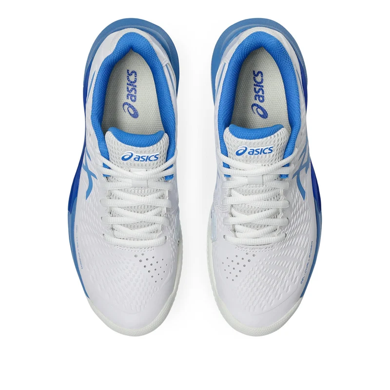Gel-Challenger 14 Sandplatzschuh Damen - weiß, blau