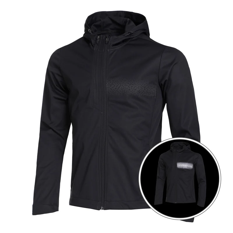 Reflex-Tex Laufjacke Herren-Schwarz