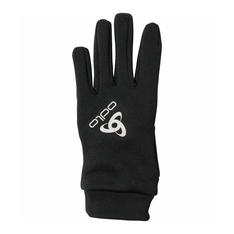 Stretchfleece Liner Eco Gloves Laufhandschuhe-Schwarz