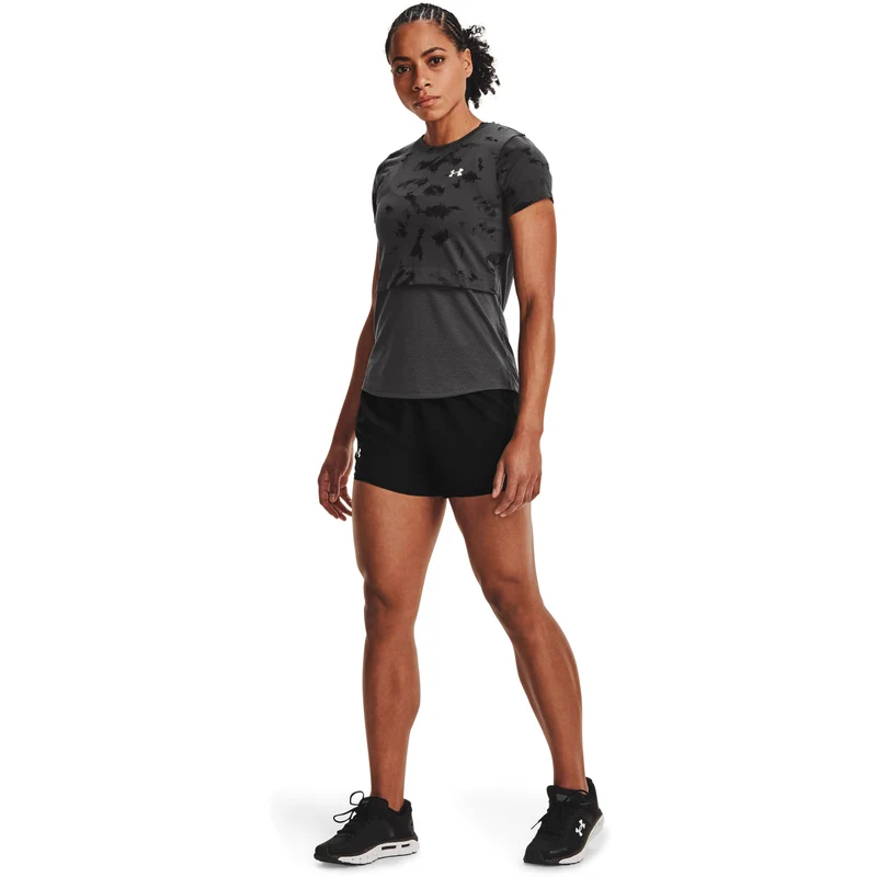 Fly By 2.0 2in1 Shorts Damen-Schwarz,Silber