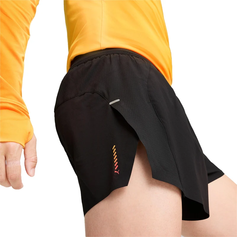 Ultraweave Velocity 3in Split Laufshorts Herren-Schwarz