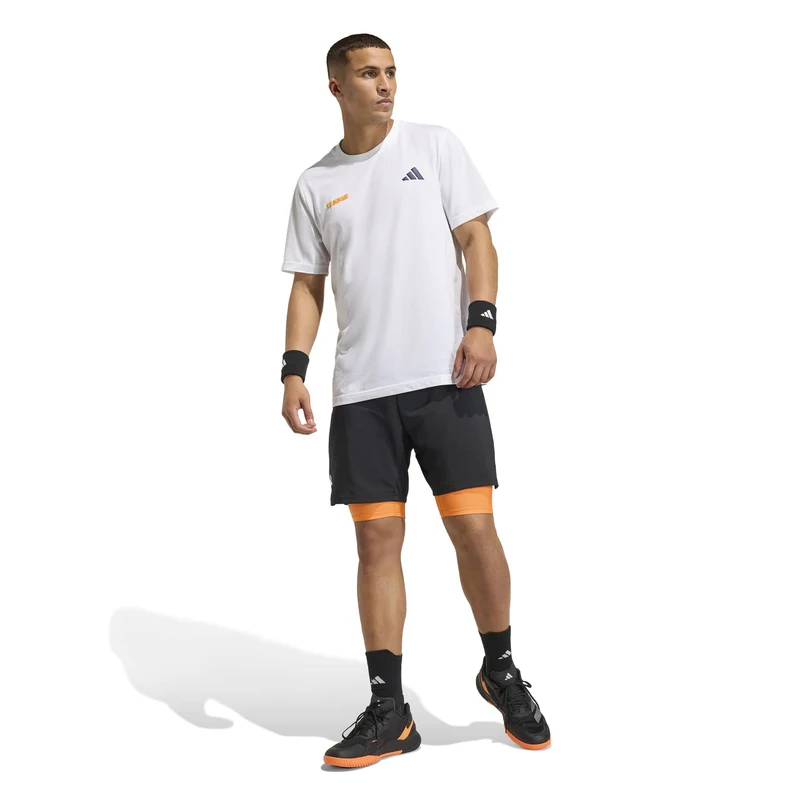 Club 2In1 Shorts Herren-schwarz, orange