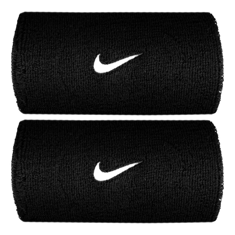 Swoosh Classic Doublewide Schweißband lang - schwarz, weiß