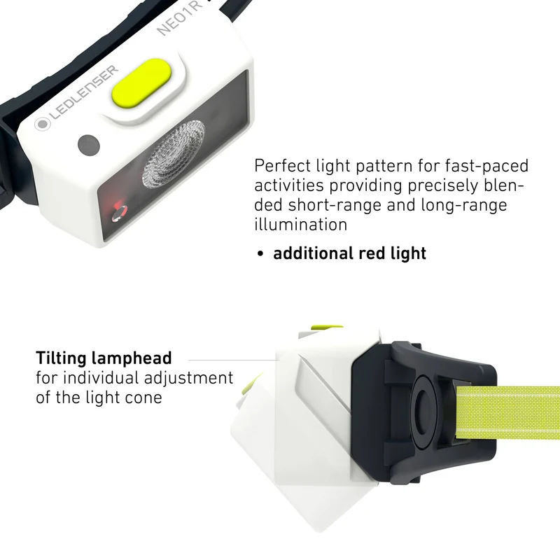 NEO1R Stirnlampe-Limette