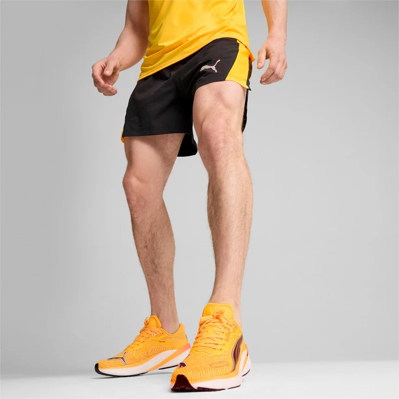 Ultraweave Velocity 5in Laufshorts Herren-Schwarz,Orange