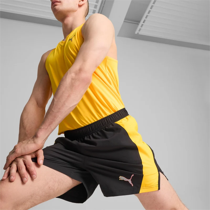 Ultraweave Velocity 5in Laufshorts Herren-Schwarz,Orange