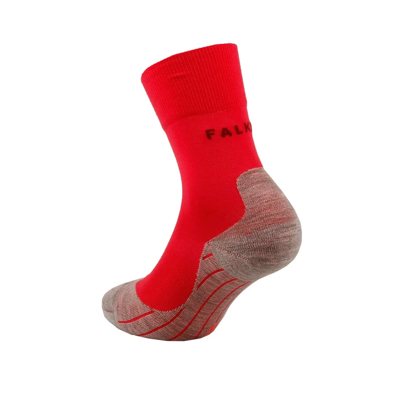 RU4 Endurance Laufsocken Damen - rot, grau
