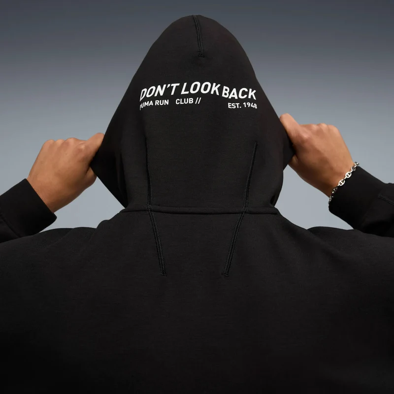 Run Club Hoody-Schwarz