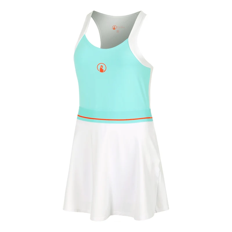 Wild Volley Kleid Damen-Türkis,Weiß