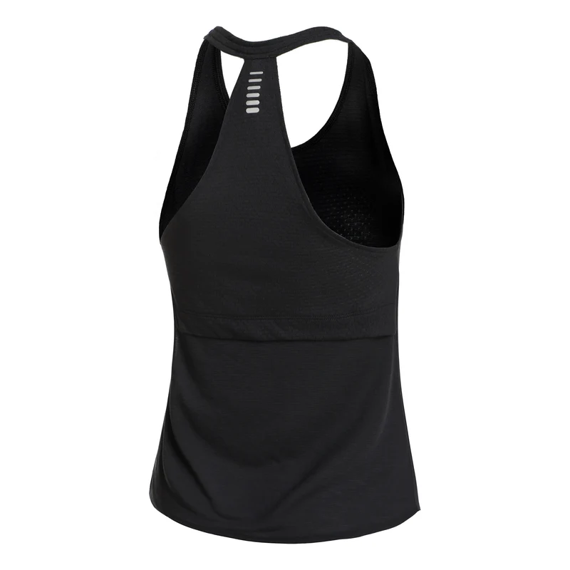 Streaker Laufshirt Damen-Schwarz