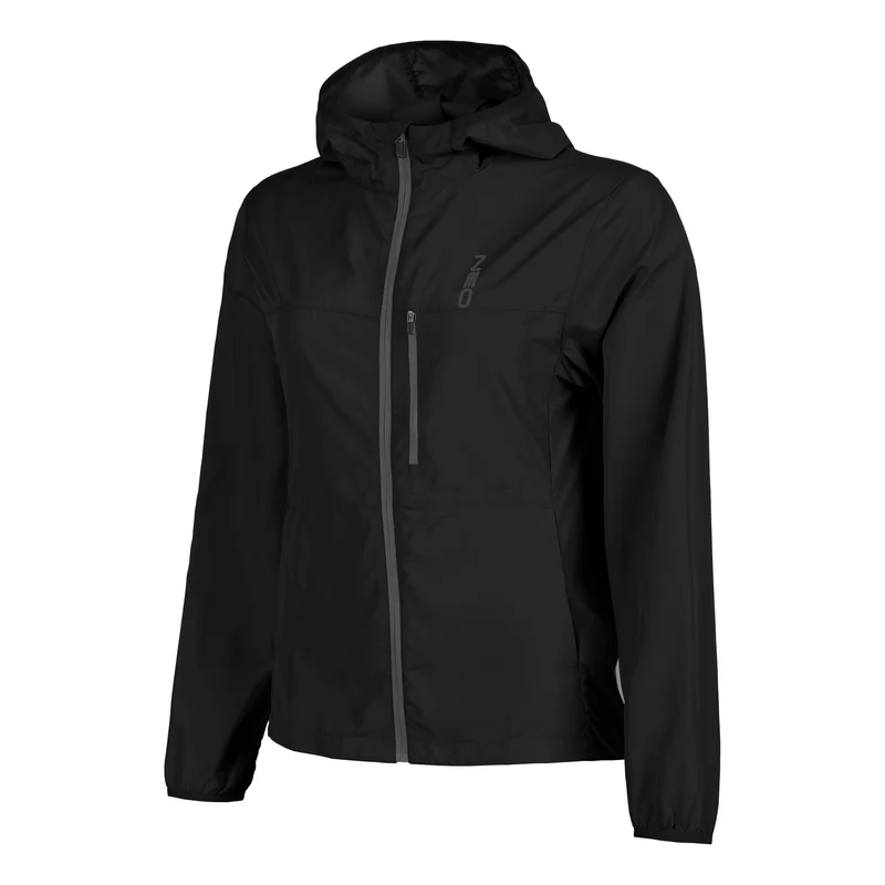Feel the Vybe Fly Laufjacke Damen-schwarz