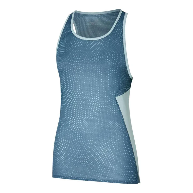 DryAeroFlow Graphic Laufshirt Damen-Blaugrau,Hellblau