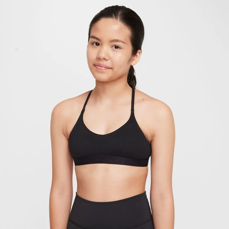 Dri-Fit Indy Sport-BH Mädchen-Schwarz