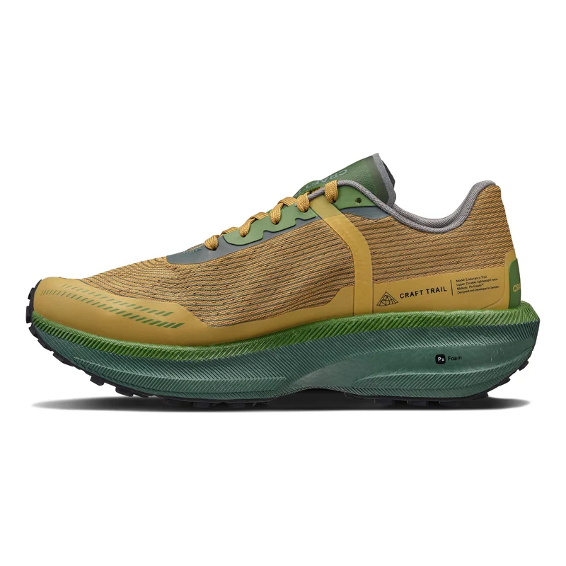 Endurance Trail Trailschuh Herren - grün, caramel