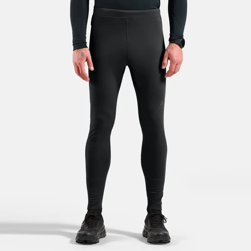 Essential Warm Lauftight Herren-Schwarz