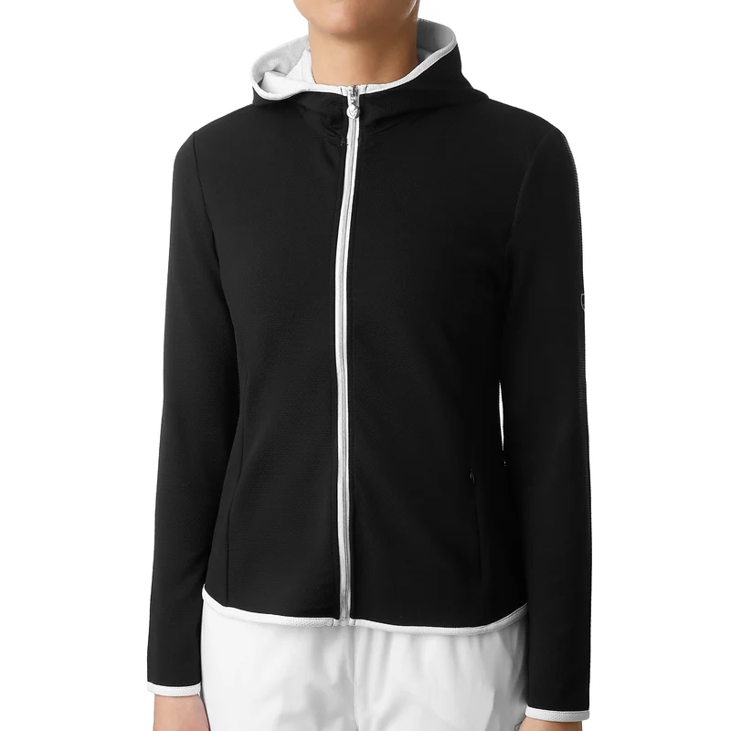Jani Trainingsjacke Damen - schwarz, weiß