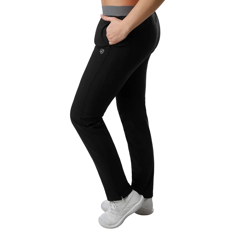 Pia Trainingshose Damen - schwarz, grau