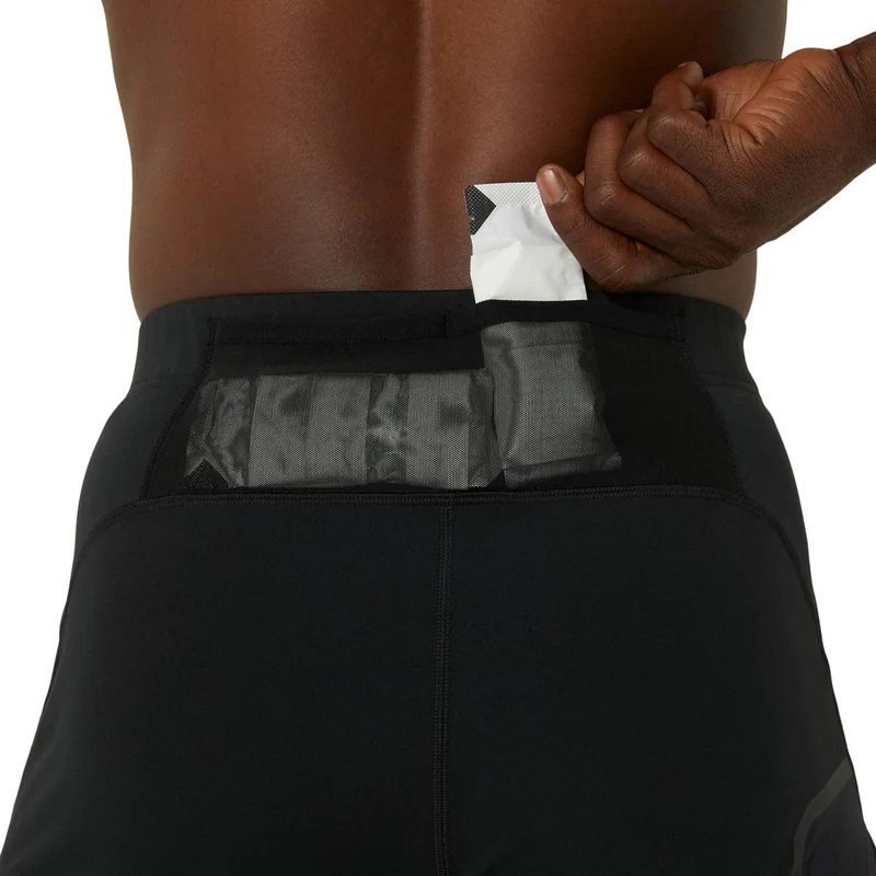 Road Winter Run Lauftight Herren-Schwarz