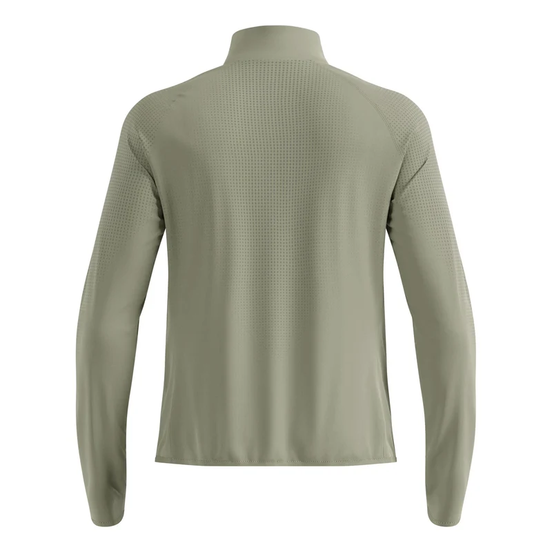 Zeroweight Warm Mid Layer 1/2 Zip Laufshirt Herren - oliv