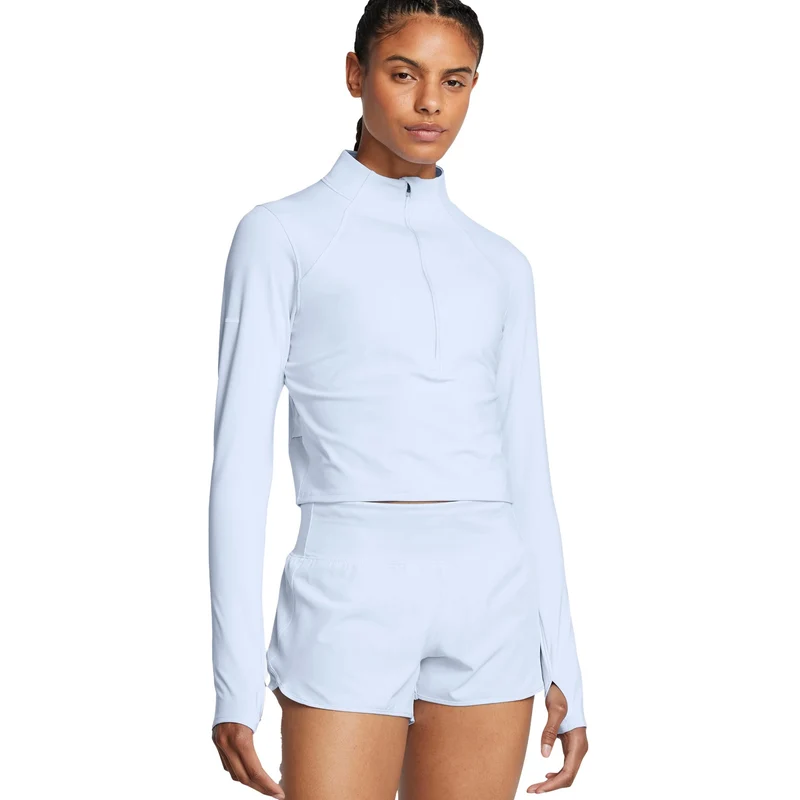 Launch Elite Half Zip Laufshirt Damen-Blau