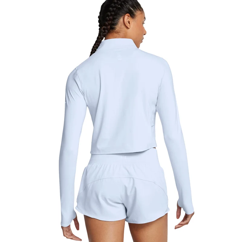 Launch Elite Half Zip Laufshirt Damen-Blau